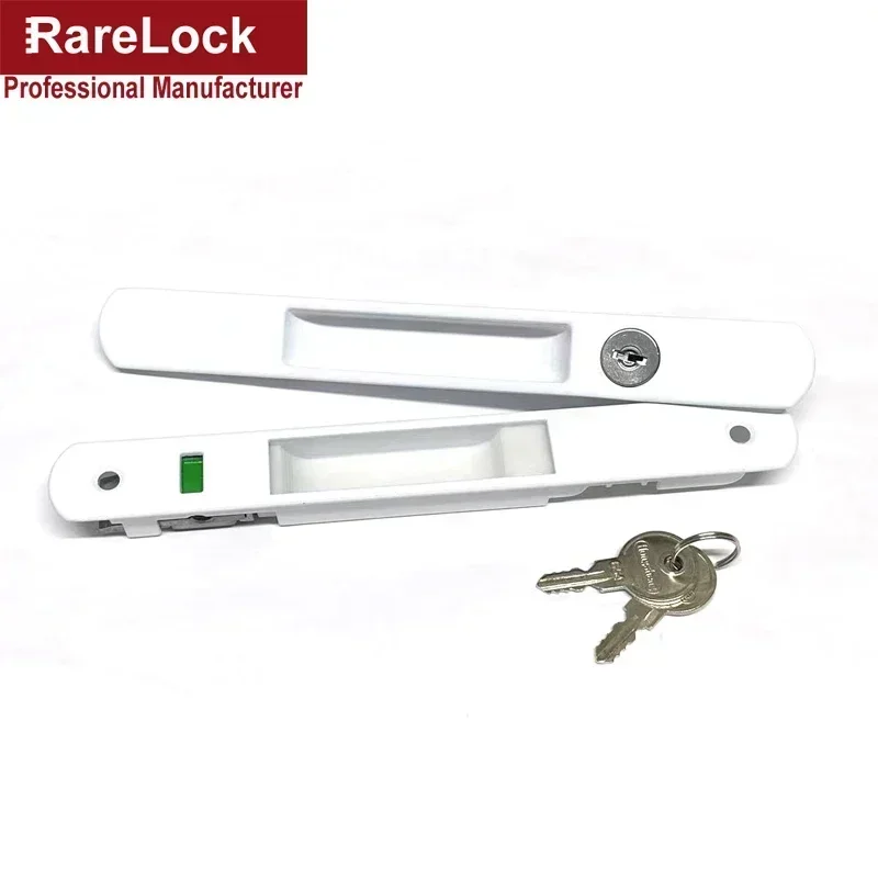 Sliding Door Lock with Green Red Indicator Label for Window Bedroom DIY Home Security Hardware Rarelock MMS228 G
