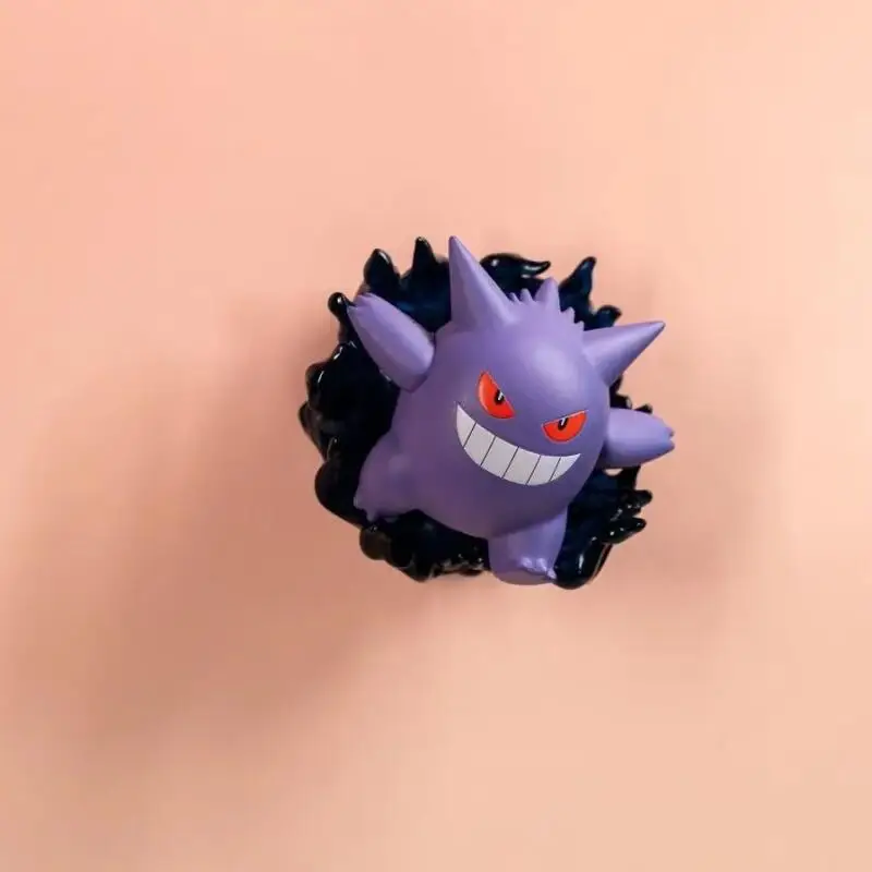 Disney Pokemon Pikachu Psyduck Gengar Creativity Three-Dimensional Refrigerator Magnet Ornament Anime Peripherals Boy Girl Gift