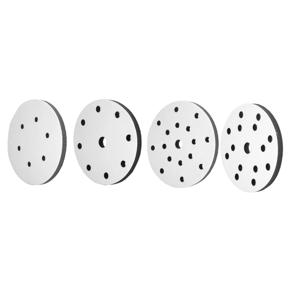 6/9/15/17 Hole Sanding Soft Pad 150mm Diameter Soft Buffer Sponge Interface Cushion Pad for Sanding Pads