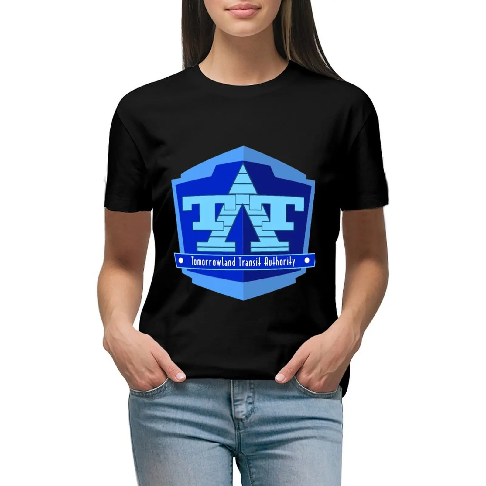 

Tomorrowland Transit Authority T-shirt plus size tops shirts graphic tees vintage clothes spring clothes Women 2024