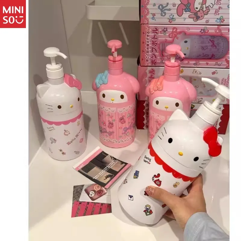 

Hello Kitty Cute Cartoon Pump Bottles - Large Capacity Refillable, for Shampoo, Lotion, Body Wash & Dish Soap