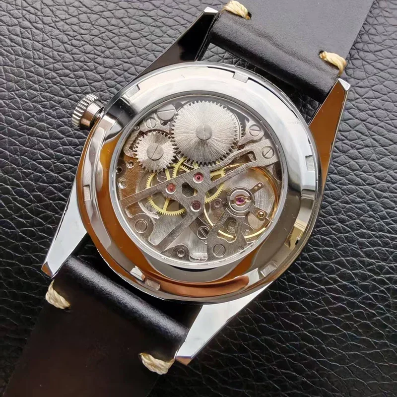 Vintage Uhr Mechanische De Luxe Unisex Dress Handaufzug Armbanduhr – Detail 6