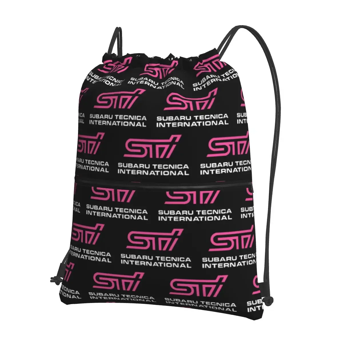 

Subaru STI Car Portable Backpacks Drawstring Bag Casual Drawstring Bundle Pocket Sundries Bags For Travel Sport Man Woman