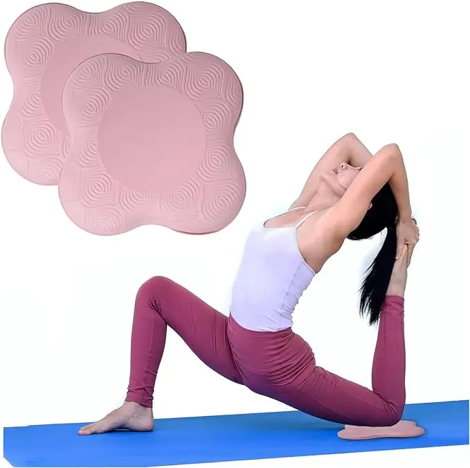 2 Stück Yoga-Knieschützer, bequemes Fitness-Zubehör, Pilates, Yoga, Sportzubehör zum Schutz der Knie, Knöchel, Ellenbogen, Hand – Detail 5