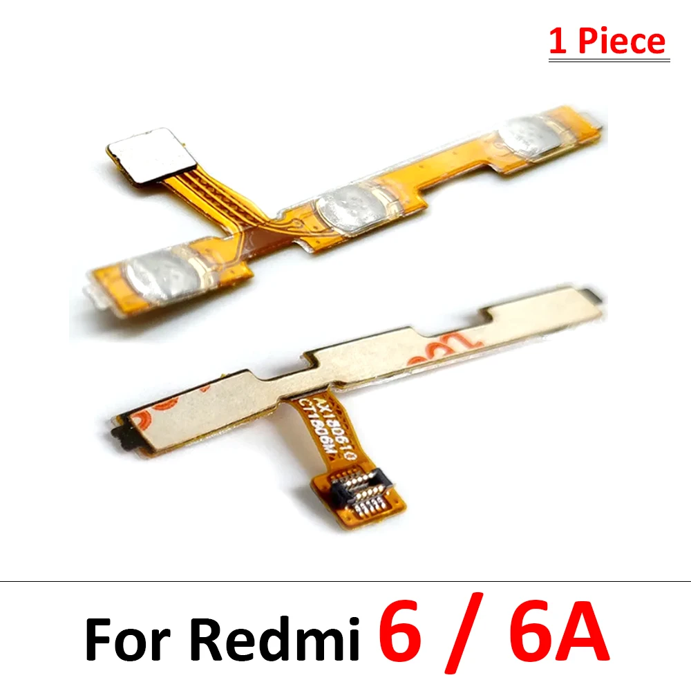 For Xiaomi Redmi 6 6A 7 7A 8 8A 9 9A 9C 9T 10 10A 10C 12 12C 13 13C 4G 5G Power on off Button Volume Key Switch Flex Cable