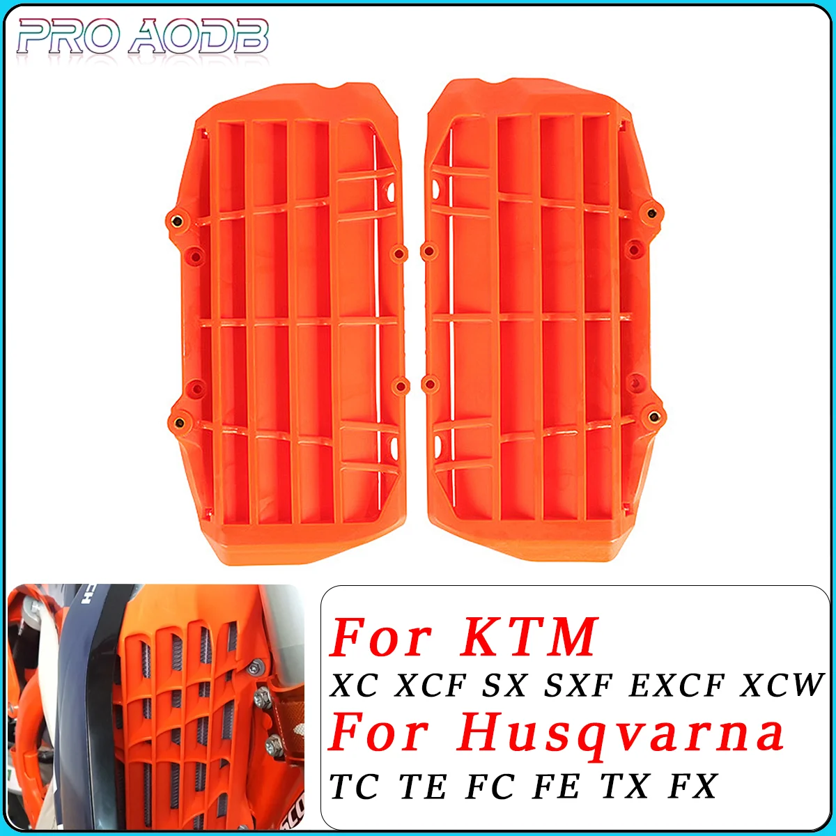 

Motorcycle Accessories Nylon Radiator Louvres Rad Guards For KTM SX SXF XCF XCW EXCF 125 150 250 350 450 Dirt Bike 2016-2020