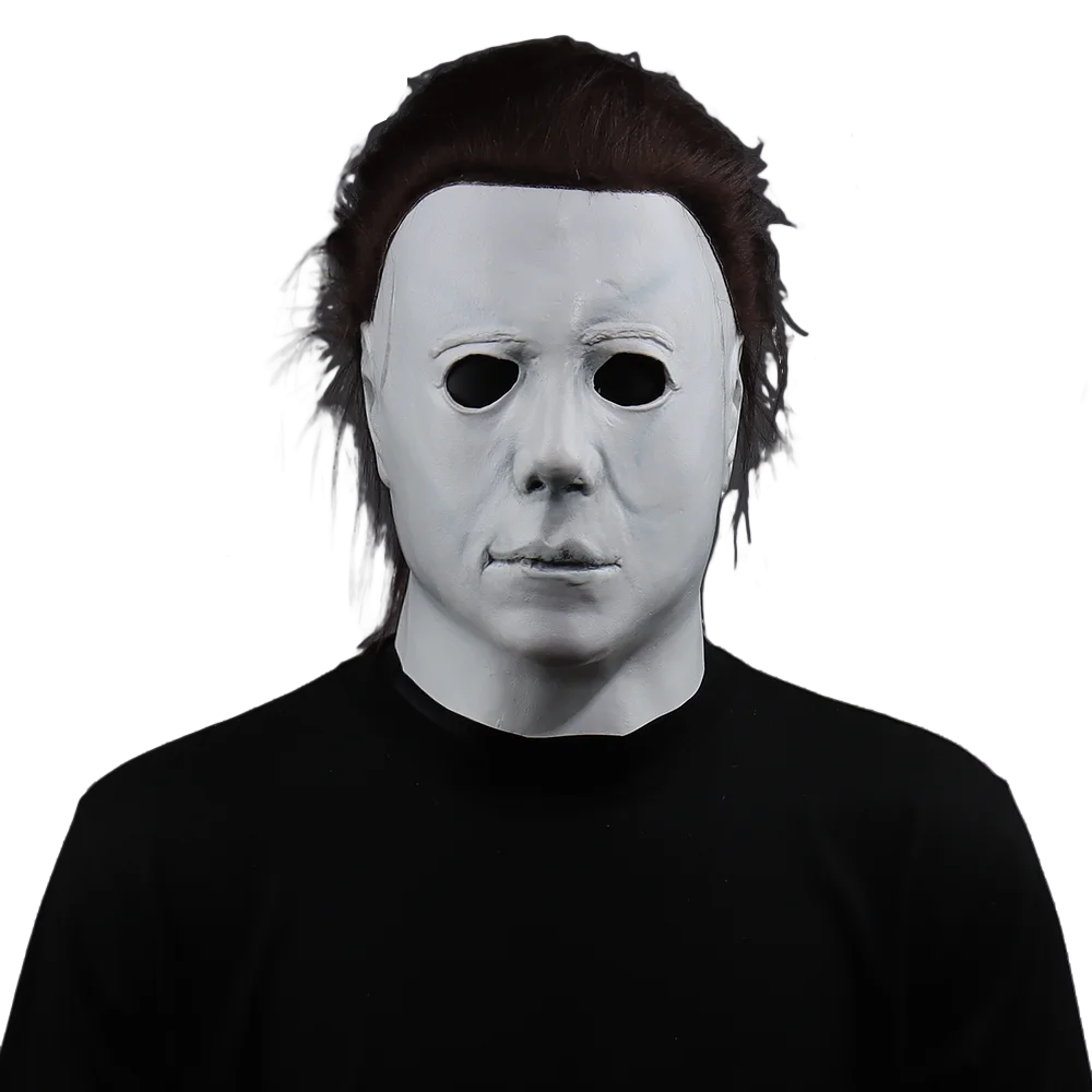 1978 Michael Myers หน้ากากคอสเพลย์สยองขวัญปีศาจ Killer Latex หมวกนิรภัย Carnival Masquerade Party เครื่องประดับชุด