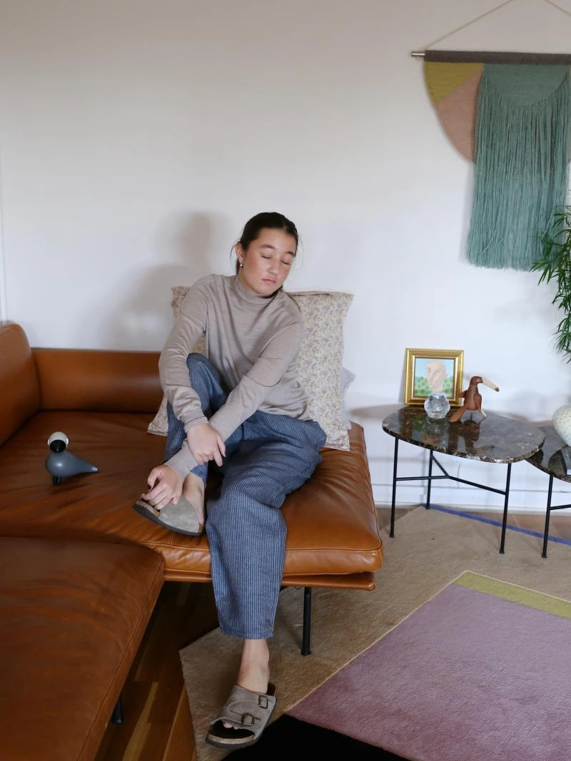 Neta Selection Beautiful Merino Full Wool Smooth f High Collar Camel Beige Woolen Sweater Winter Women's Knitted Wear