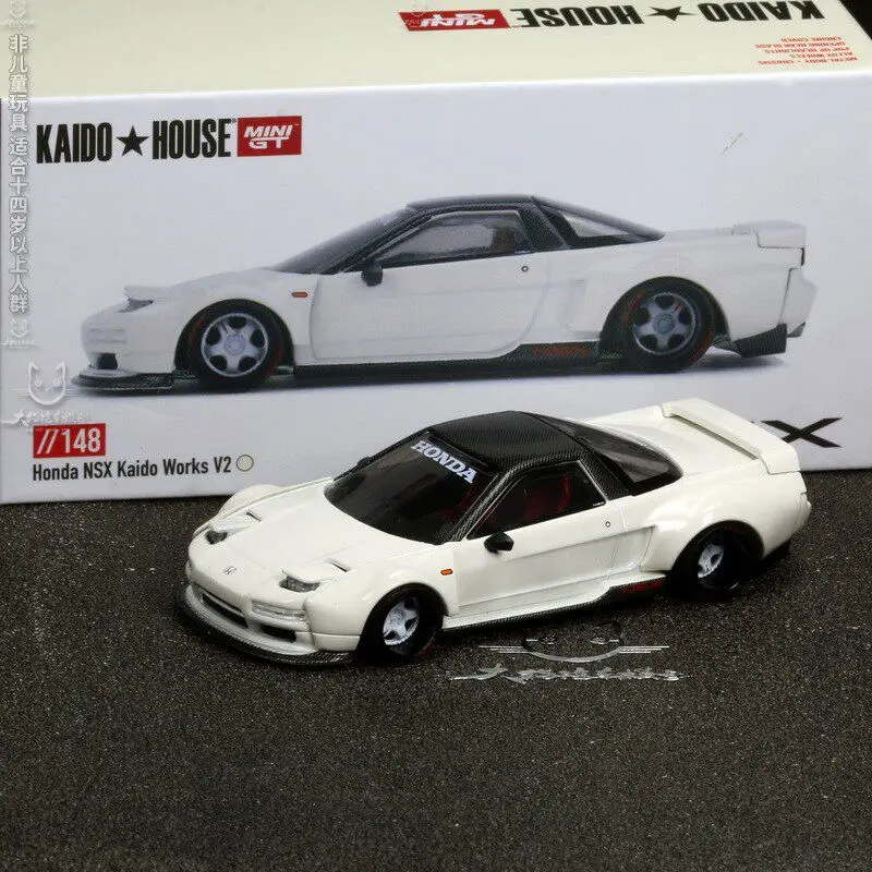 

MINIGT 164 alloy Honda NSX NA1 Kaido WORKS V2 - Rollable car model, collectible toy car, boys' gift