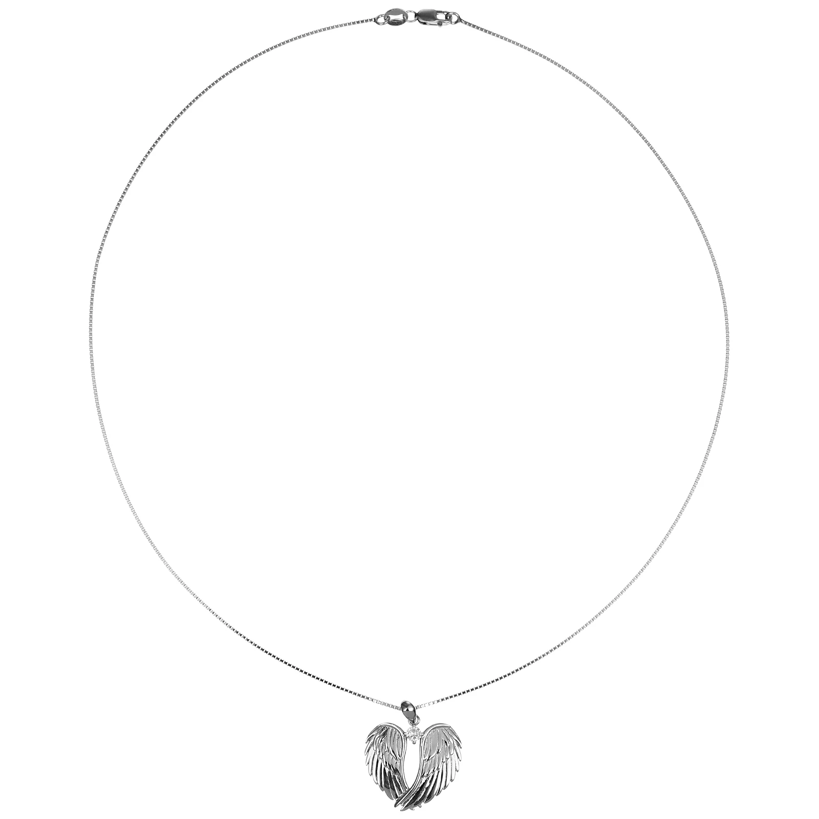 

Guardian Angel Necklace Jewelry for Teen Girls Heart Jewellery Women Chain Wings Choker Necklaces Woman with Delicate Charm