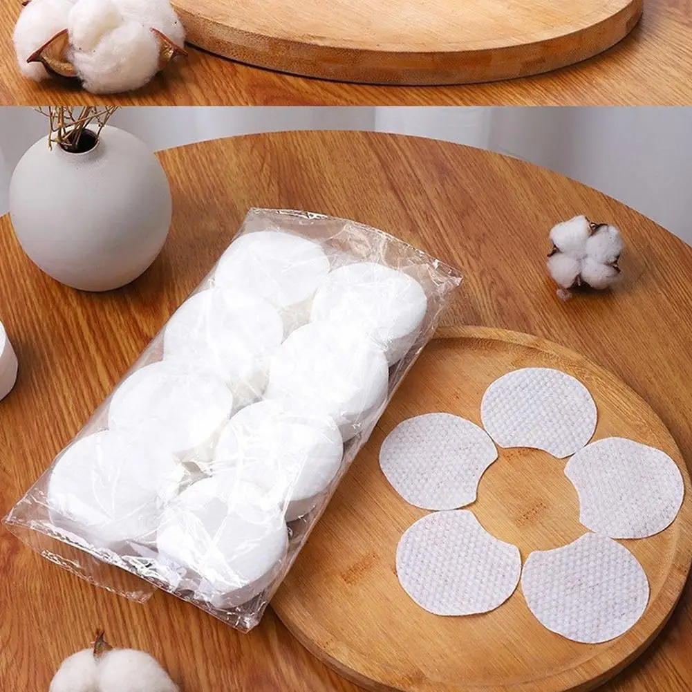 진주 코튼 라운드 코튼 패드 300pcs 살리실산 젖은 패드 노치 디자인 새로운 메이크업 리무버 코튼 패드 메이크업 도구