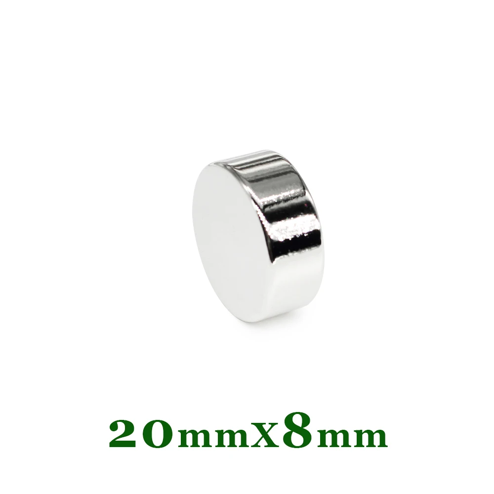 

2/5/10/15/20PCS 20x8 mm Small Circular Magnets 20x8 mm For Home Refrigerators, Offices DIY