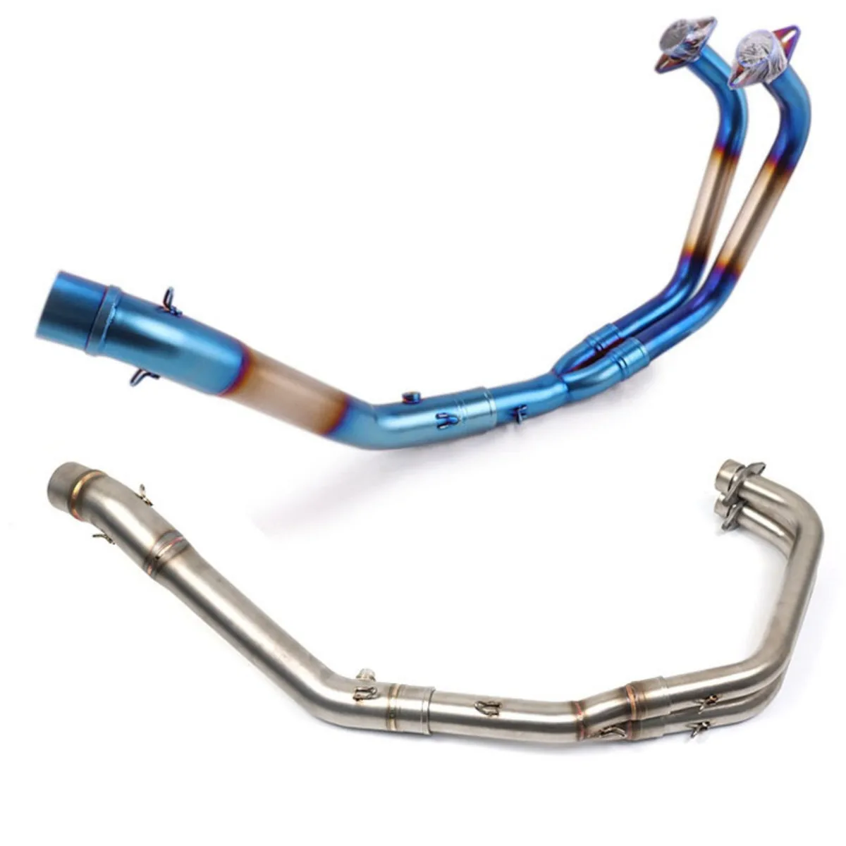 Stainless Steel Front Exhaust Pipe for YZF R3 R25 MT03 Motorcycle YMH R3 R25