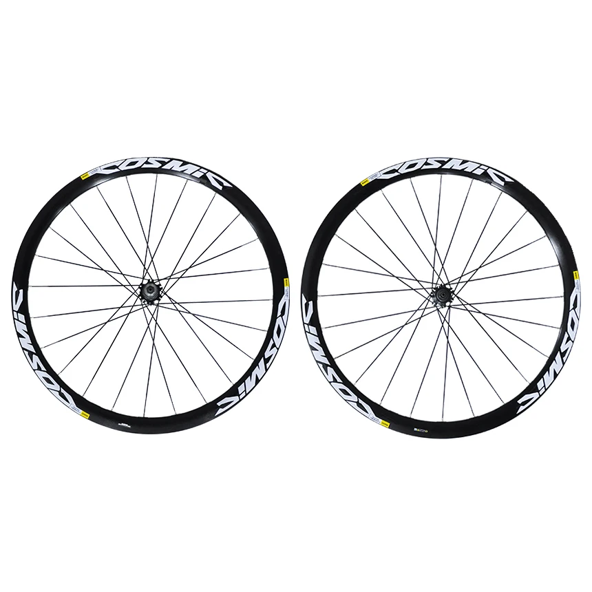 Cosmic Elite Road Bike V Disc Brake Wheels Rims 700C Bicycle 40mm Aluminum Alloy Wheelset