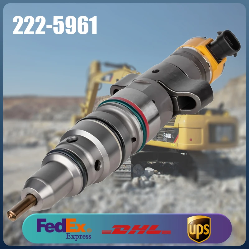 

Diesel Common Rail Injector 222-5961 2225961 For CAT Caterpillar Excavator E324D E326D E329D Engine