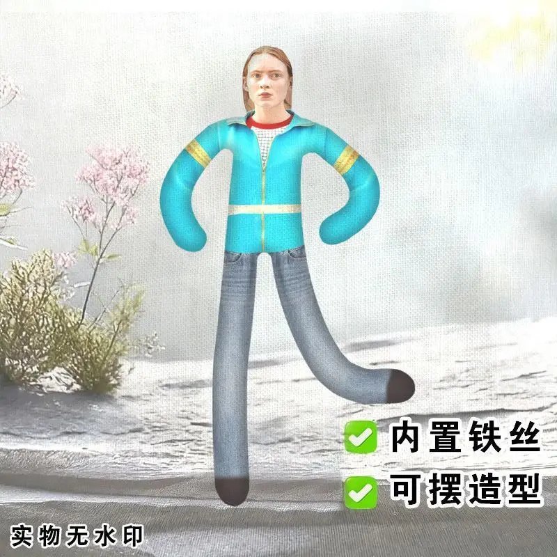 ตุ๊กตาแปลกตา ขยับได้ ตุ๊กตาผ้าใยสังเคราะห์ โครงกระดูกลวด คอสเพลย์ ตุ๊กตาฮาโลวีน อุปกรณ์ประกอบฉาก ตุ๊กตาทำมือ บิดงอได้