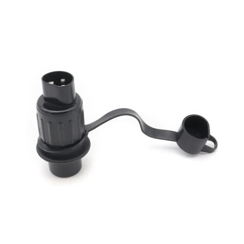  12V 3 Pin Plastic Trailer Plug Socket Wiring Connector Adapter for Caravans