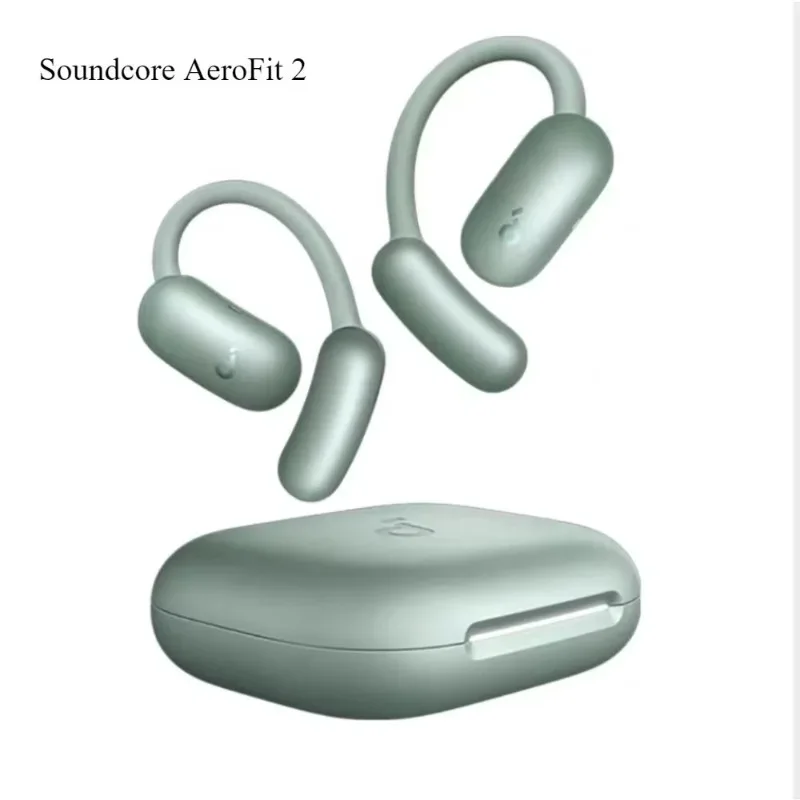 

Soundcore AeroFit 2 Open-Ear Wireless Bluetooth Earbuds Adaptive Ear Hooks Waterproof Sports Earphones Comfort Music Headset