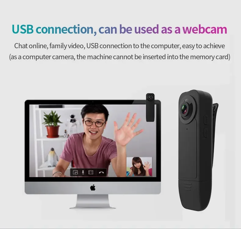 القلم الصغيرة HD 1080P كاميرا صغيرة كليب Digtal Bodycam مسجل فيديو للرؤية الليلية كشف الحركة كاميرا ويب كاميرا فيديو مايكرو الجسم كام