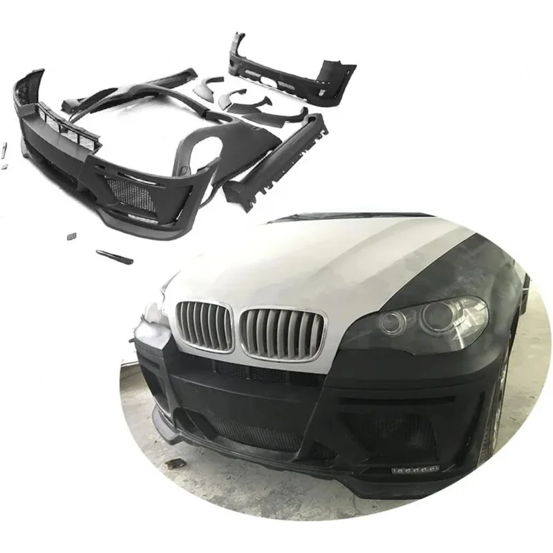 Suitable for BMW X5 Car Body Kits Bumper Body Kit Compatible With  E70 4-Door 2007-2013 FFRP Black