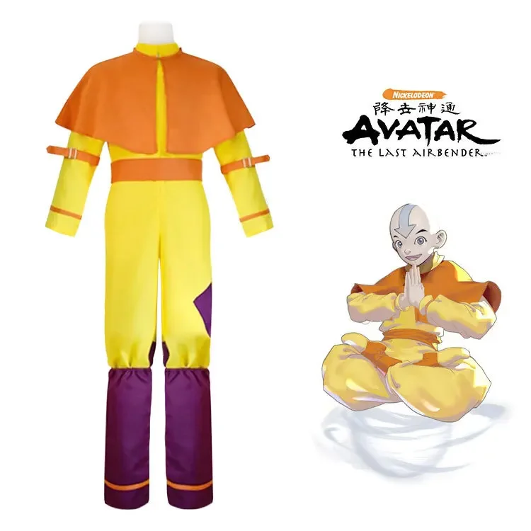 

Aang Cosplay Costume 2024 Editio Avatar The Last Airbender's Last Airbender Bumian Cosplay Spot Anime Role Playing Costume