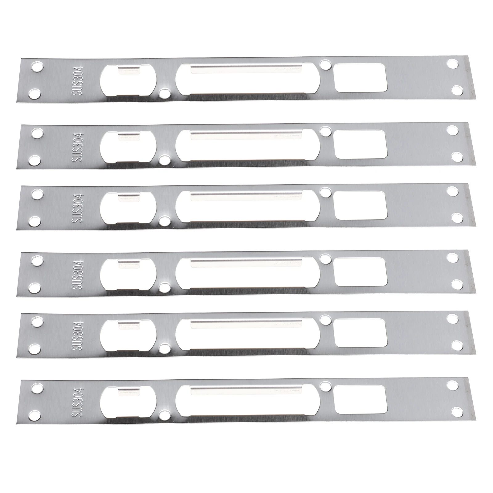 

Iron Door Strike Plate Security Reinforcement Guard for Exterior Jamb Latch Bolt Fasteners Door Device