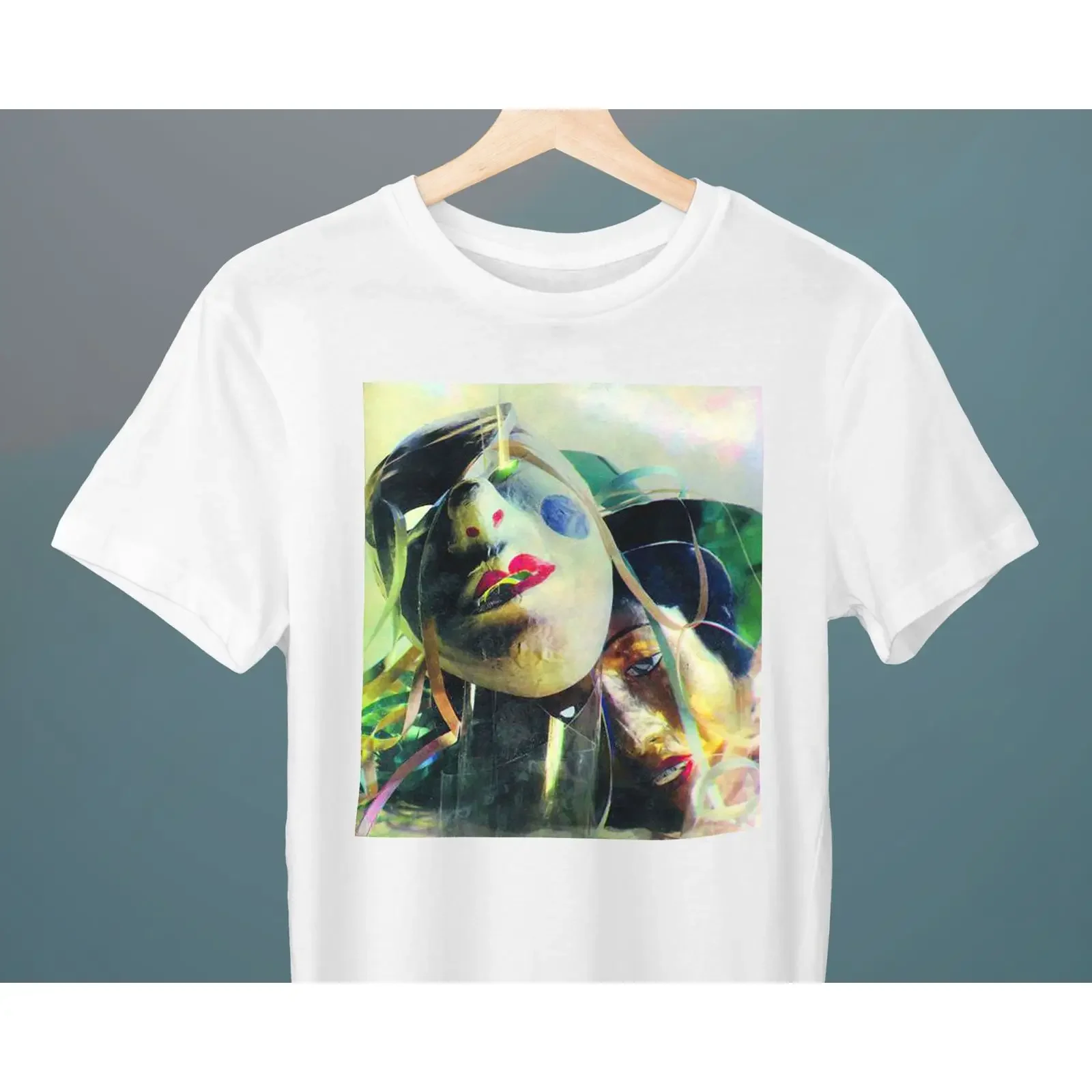 Laszlo Moholy Nagy Composition With Two Masks Abstract Art T Shirt for Lovers Him Her vintage Washed graphic Versatile