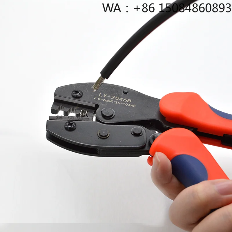

14-10AWG Solar PV Cable Crimper Tool, Steel Conductor Wire Crimping Plier, dedicated solar installation tool, improves solar ene
