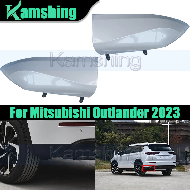 

1pair Car Rear Bumper Corner Cover For Mitsubishi Outlander 2023 Rear Corner Decoration Rear Corner Garnish