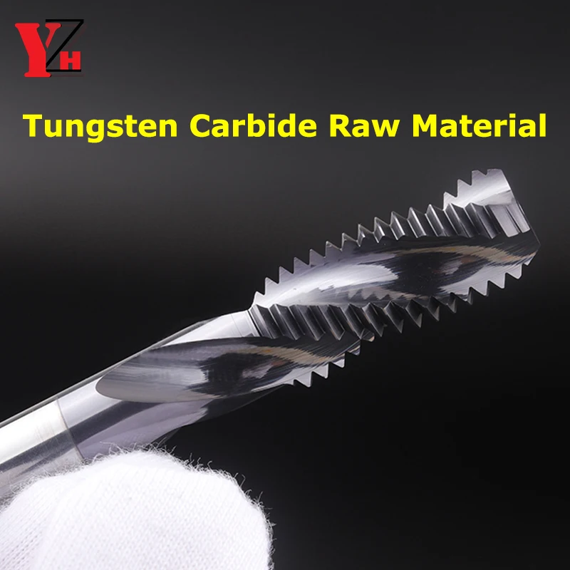 YZH Carbide Tap Or Extrusion Tap Straight Spiral Flute HRC60 CNC Thread Cutter Tool M2 M3 M4 M5 M6 M8 M10 M12 M14 M16 M18 M20