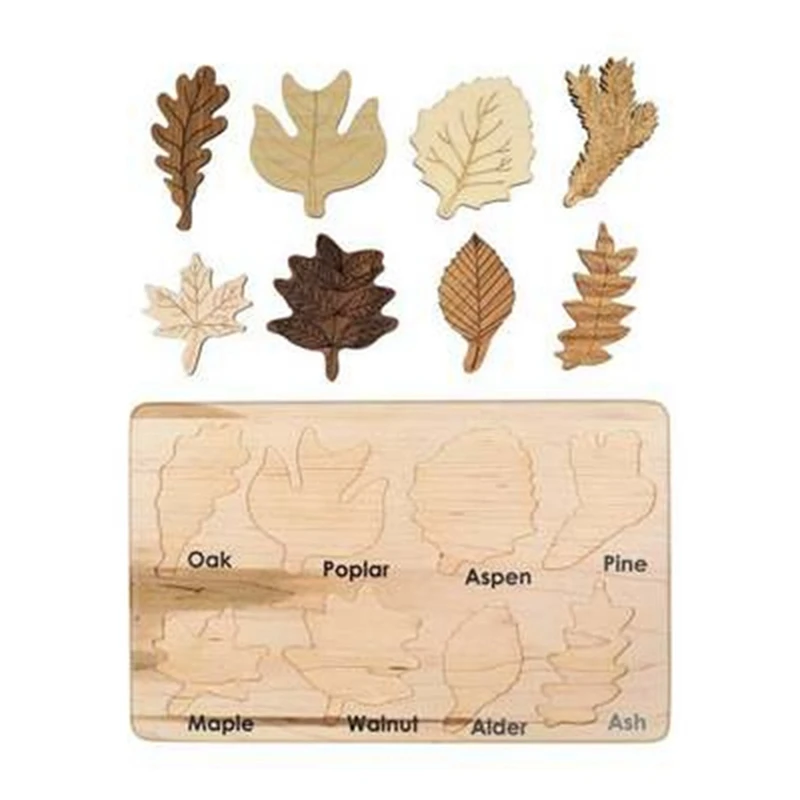 Montessori Tree Puzzle Hand Scratch Board Jigsaw Early Education Cognitive Panel