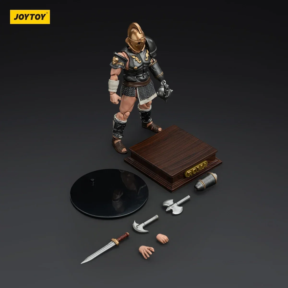 [En Stock] JOYTOY 1/18 gladiateur romain Hasta,Thraex, secteur,Dimachaerus,Retiarius gladiateur figurines d'action Collection modèle jouet
