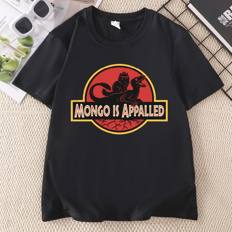 Mongo Is Appalled T-Shirt Pincess Donut Dungeon Crawler Carl Grafik T-Shirts Damen Muttertag T-Shirts Rundhals-T-Shirts – Detail 4
