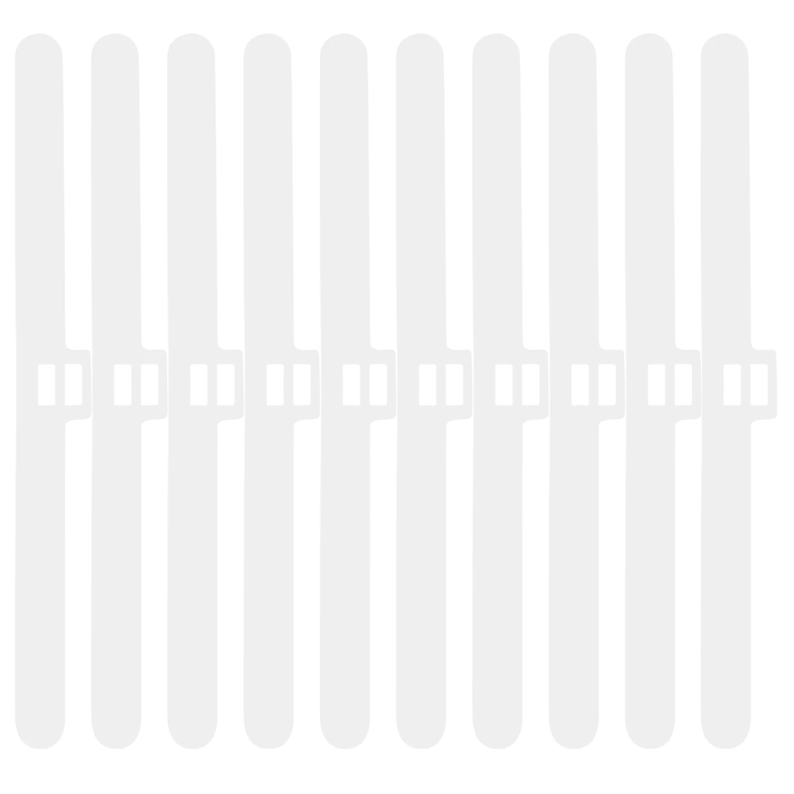 

10Pcs Vertical Blind Hanging Clips Double Hole Curtain Replacement Parts Plastic Brackets Window Blinds Accessories Repair Gear
