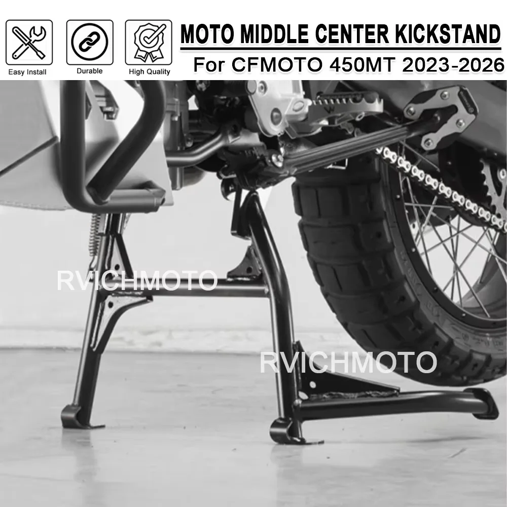 Motorcycle 450MT Original Middle Center Kickstand Fit For CFMOTO 450MT 2023 2024 2025 2026 Kick Stand Parking Support Bracket