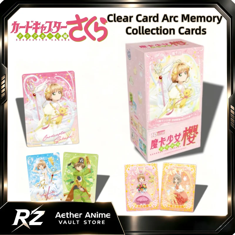 Cardcaptor Sakura Clear Card Arc Memory Collection Cards Cartoon Sakura Kinomoto Cards Anime Merchandise Full Box Trendy Toys