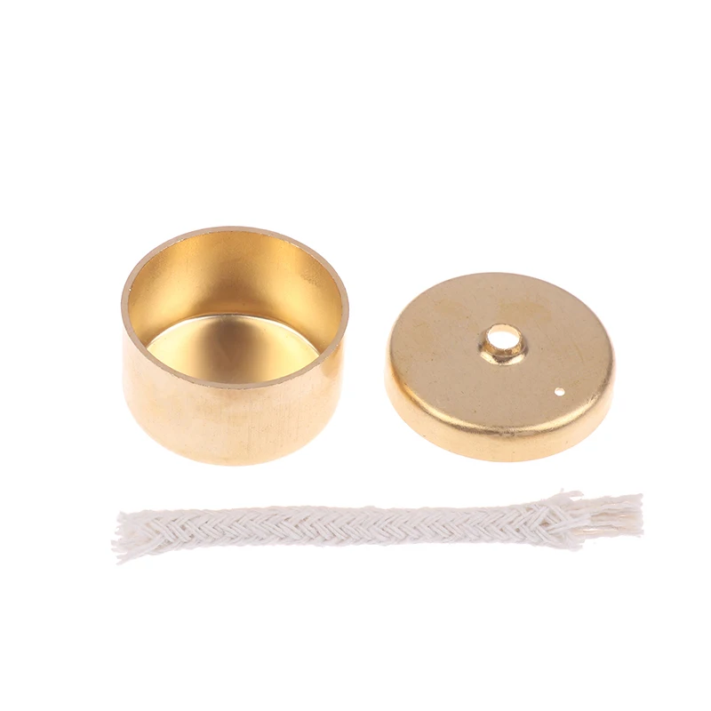 1PC Mini Copper Alcohol Lamp Burner For Aromatherapy Fragrance As Candle Substitute Scientific Experiments Camping Tea Coffee
