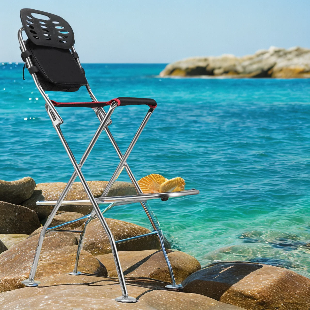

Folding Camping Fishing Portable Chairs Tourist Stool Bench Lightweight Lounger Ergonomic Chaise Beach Foldable Chair