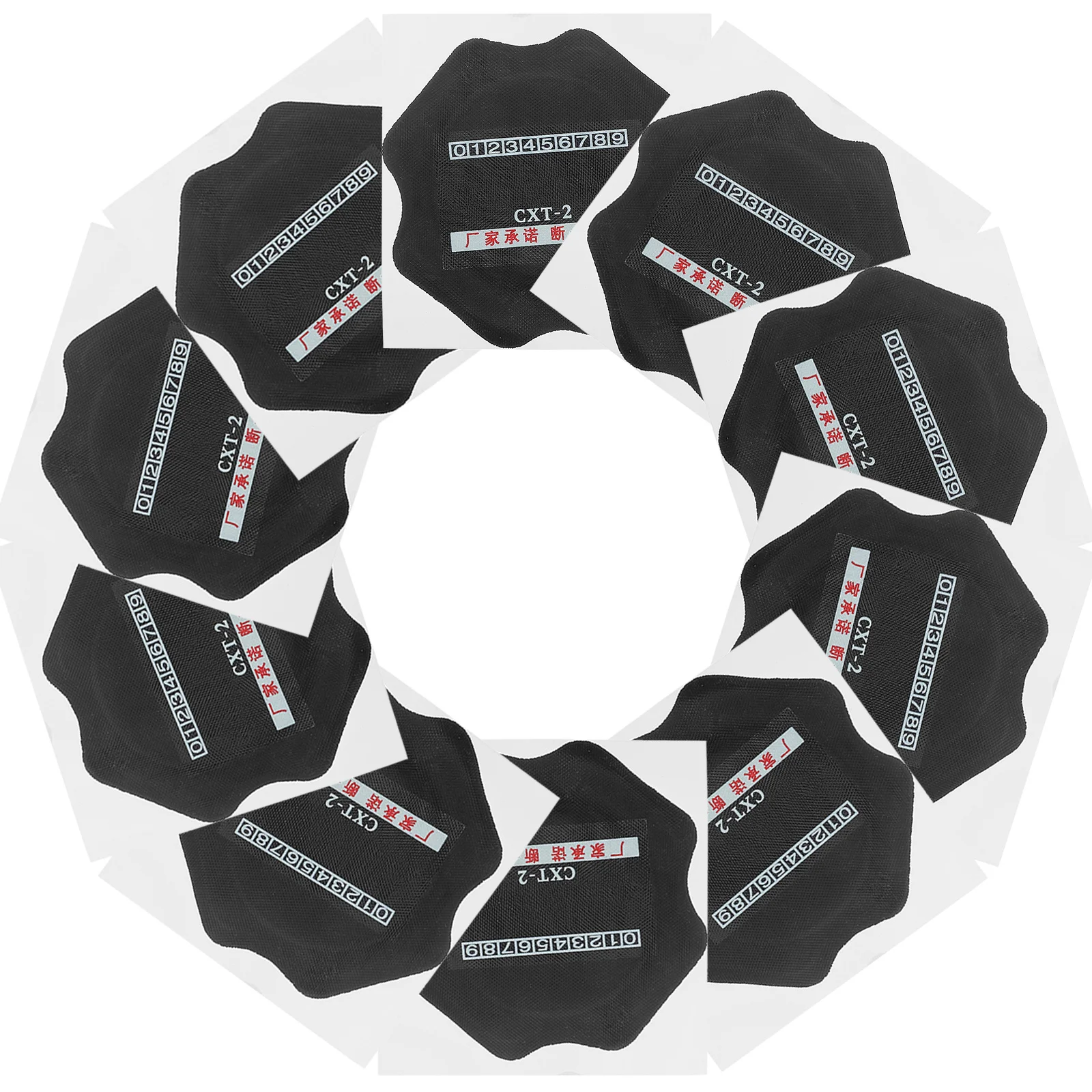 

10Pcs Tire Repair Film Heavy Duty Patch Kit for Cars Trucks Motorcycles Explosion Proof Reinforcement Pad High Temperature