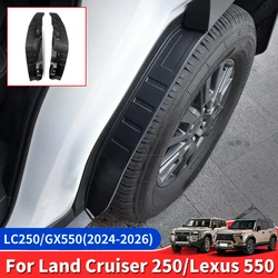 For Toyota 2024 2025 2026 Land Cruiser 250 Prado LC250 Rear Mud Flaps Plastic Anti-Splash Accessories Mudguards Upgrade Parts