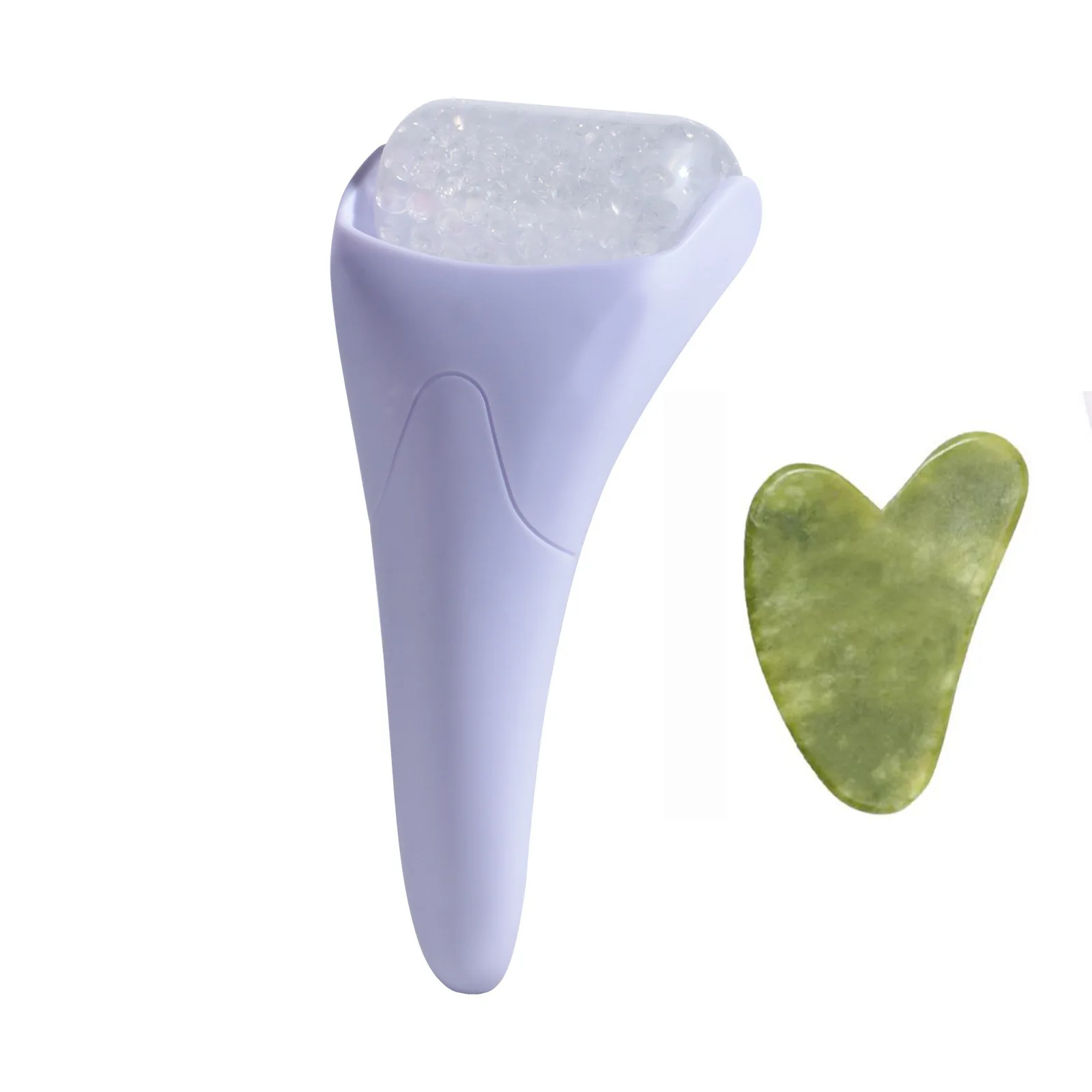 2 pc/set portátil facial rolo de gelo dispositivo massagem compressa gelo ferramenta cuidados rosto raspagem placa massagem poros limpo beleza massageador