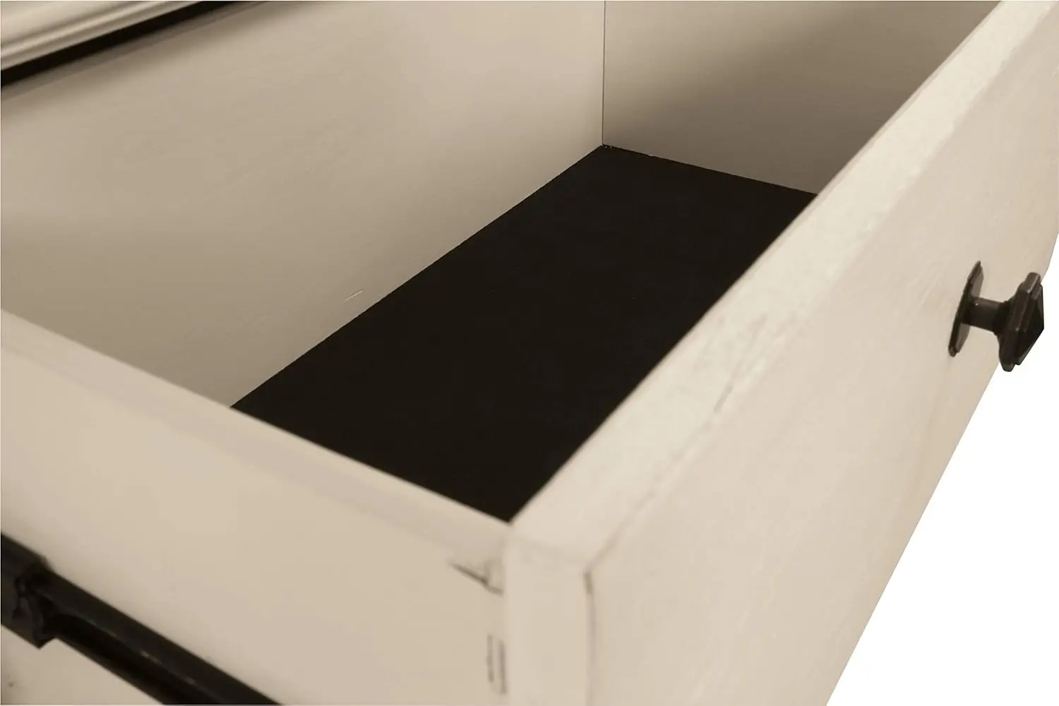 Cottage Chic Vitrine oder Bücherregal, antik weiß