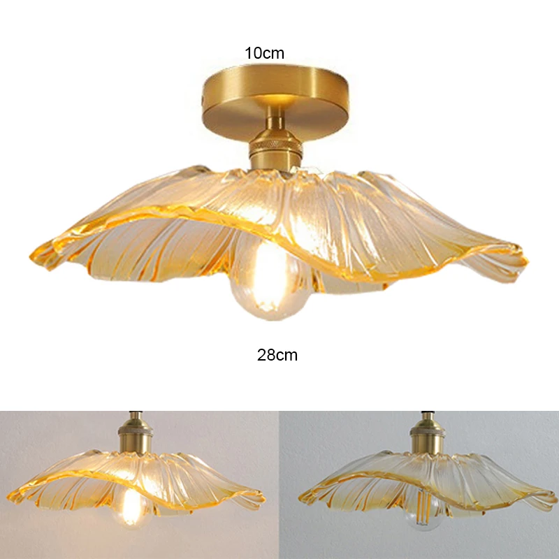 Vintage Hanger Lichten Bloem Glazen Hangende Lampen Huisdecoratie Verlichting Woonkamer Slaapkamer Nachtbed Licht Armatuur Winkel lampen woonkamers hanglampen eettafel kroonluchter lamp slaapkamer