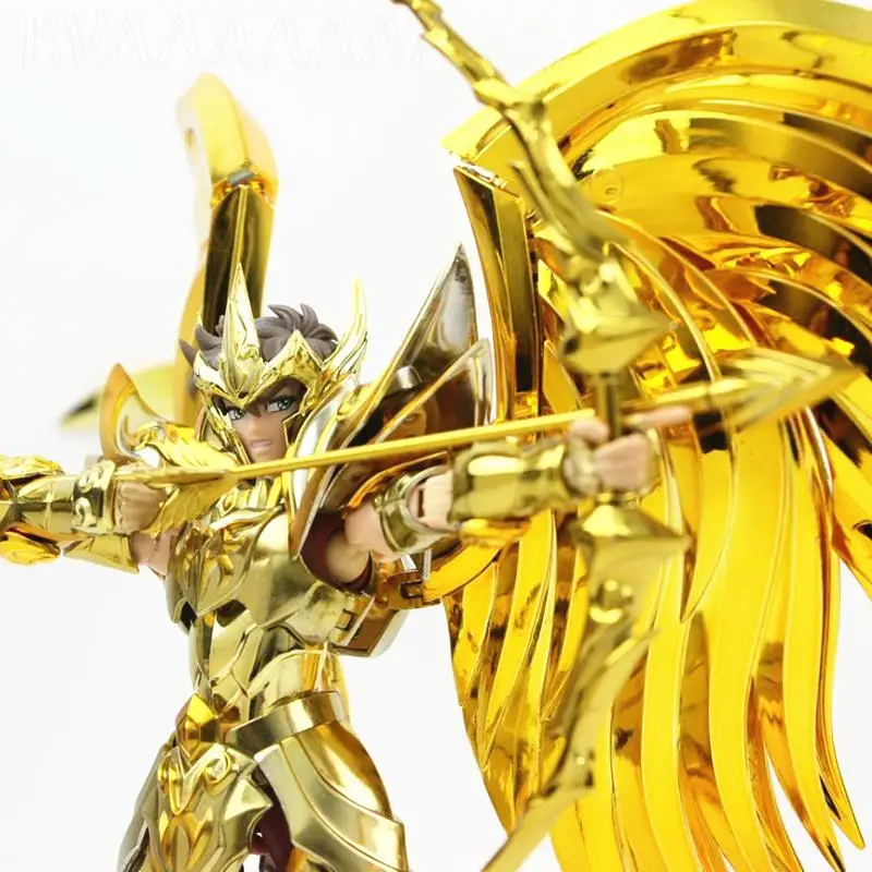 Saint Seiya Myth Cloth EX Action Modelo, Soul of God, SOG Metal Armor, Grandes brinquedos, Saint Seiya Myth Figurines, Sagitário Aiolos