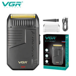 Rasoir à barbe VGR Electric Shave, tondeuse professionnelle rechargeable, rasoirs à feuille d’aluminium Mini rasoir alternatif pour homme V-375 12 meilleurs rasoirs en aluminium pour hommes en vente - No 8