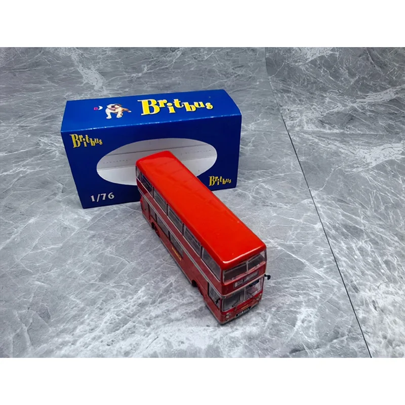 Лондонский автобус, маршрут 52, масштаб 1/66, коллекция моделей из сплава, украшения