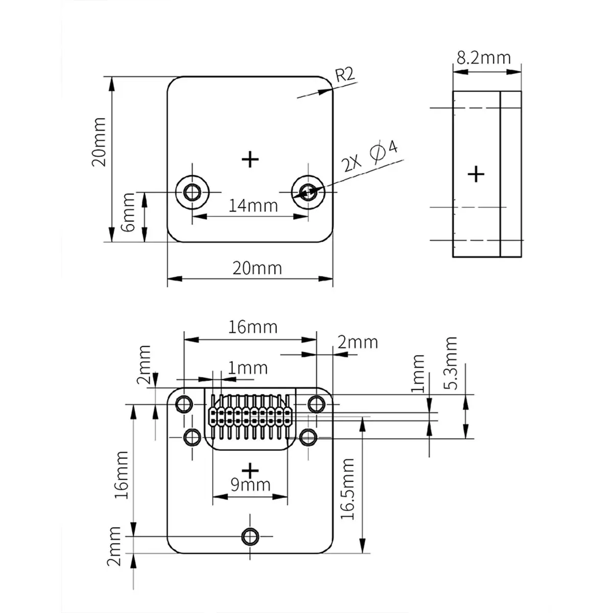 High- Inclinometer HWT906 1000Hz Grade Accelerometer+Digital Compass+Gyro,with Temperaturer Compensation