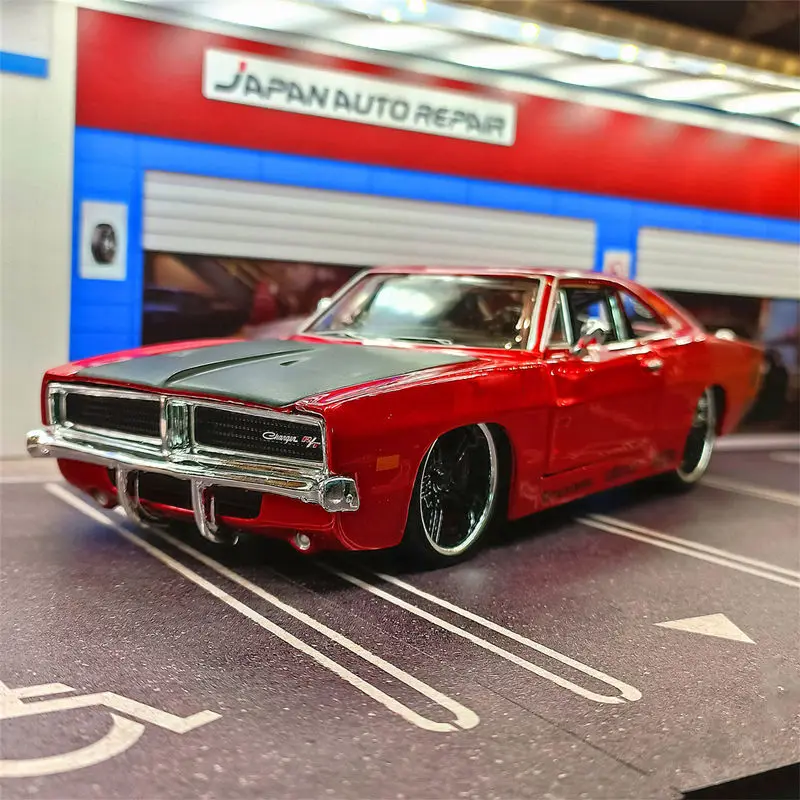 

Maisto 1:24 1969 DODGE CHARGER R/T Alloy Sports Car Model Diecast Metal Racing Car Vehicle Model Simulation Collection Kids Gift