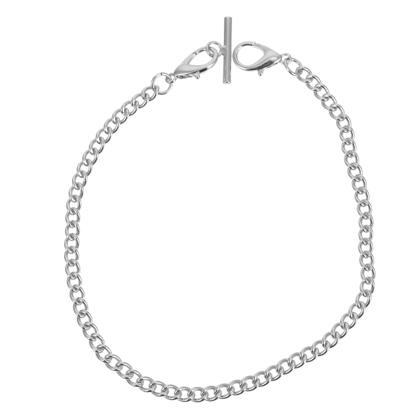 T-bar relógio de bolso masculino feminino t fecho corrente de metal diy acessório de roupas decoração para jeans casacos bolsas fecho lagosta para bolso