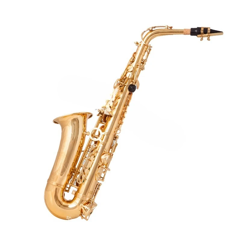 

E-flat Saxophone Professional Alto Saxophones Elderly Beginners Practice Brass Sax Electrophoresis Gold Woodwind Instruments